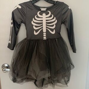 Halloween skeleton tutu costume